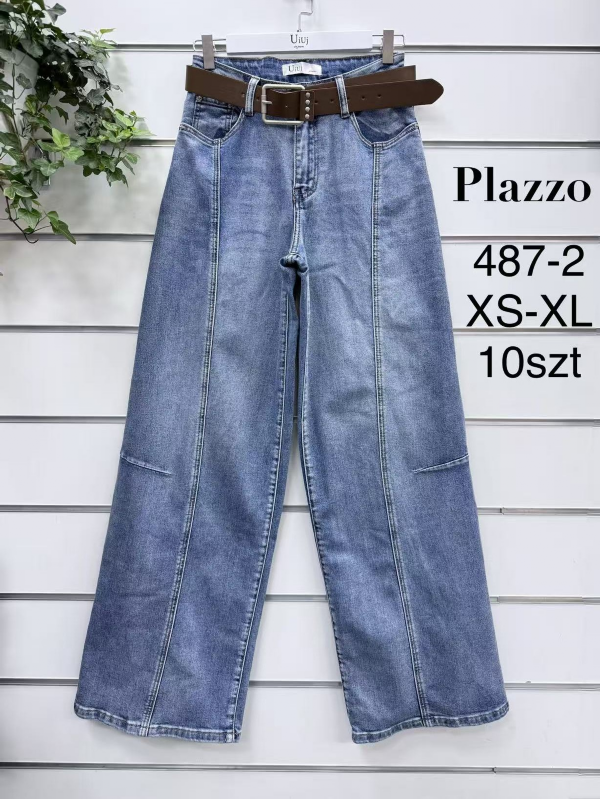 Spodnie damskie jeans Roz XS-XL, 1 Kolor .Paczka 10 szt
