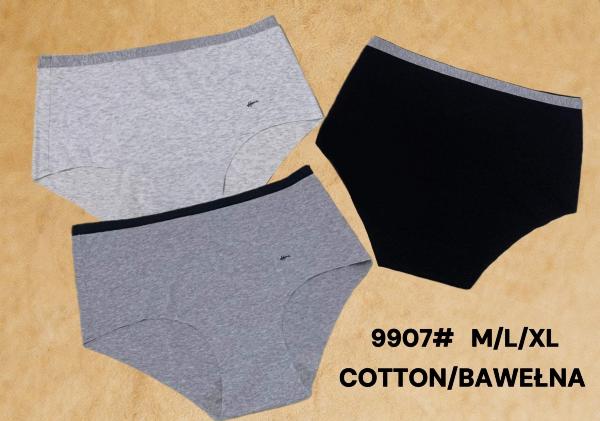 Majtki damskie Roz M/L/XL, Mix kolor Paczka 24 szt