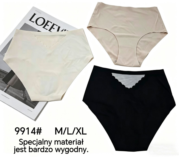 Majtki damskie Roz M/L/XL, Mix kolor Paczka 24 szt 1