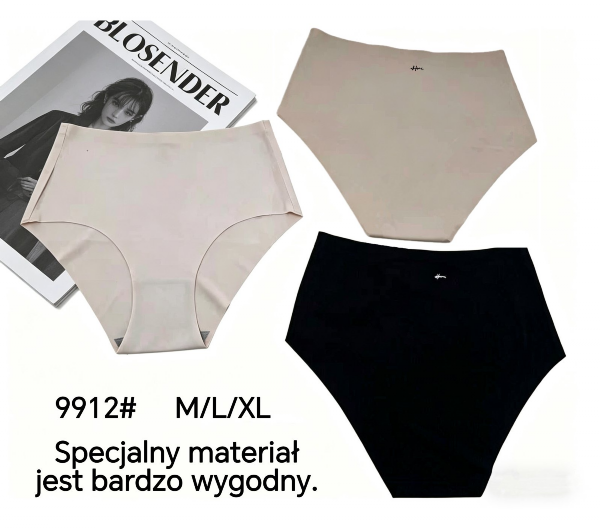 Majtki damskie Roz M/L/XL, Mix kolor Paczka 24 szt