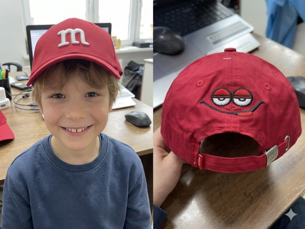 Czapka Chłopięca Roz Standard, 1 kolor Paczka 12 szt