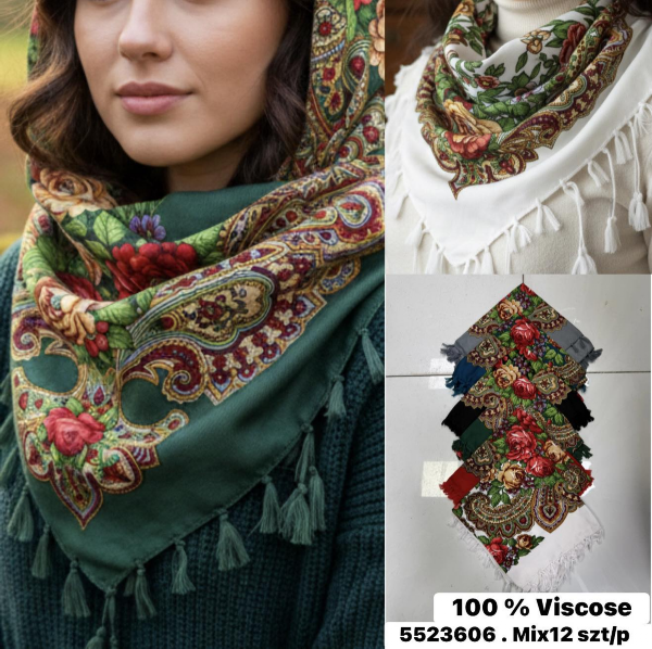 Chuska damska Roz Standard, Mix kolor Paczka 12 szt 1