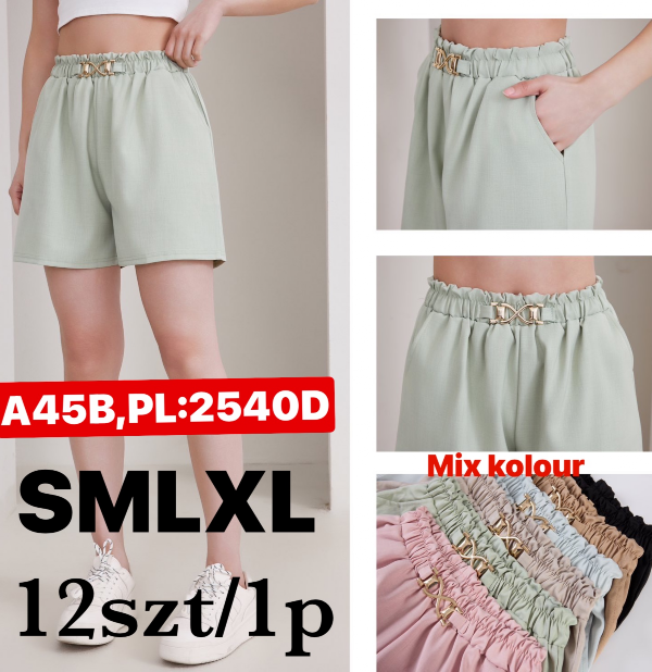 Szorty damskie Roz S/M-M/L, Mix kolor Paczka 12 szt