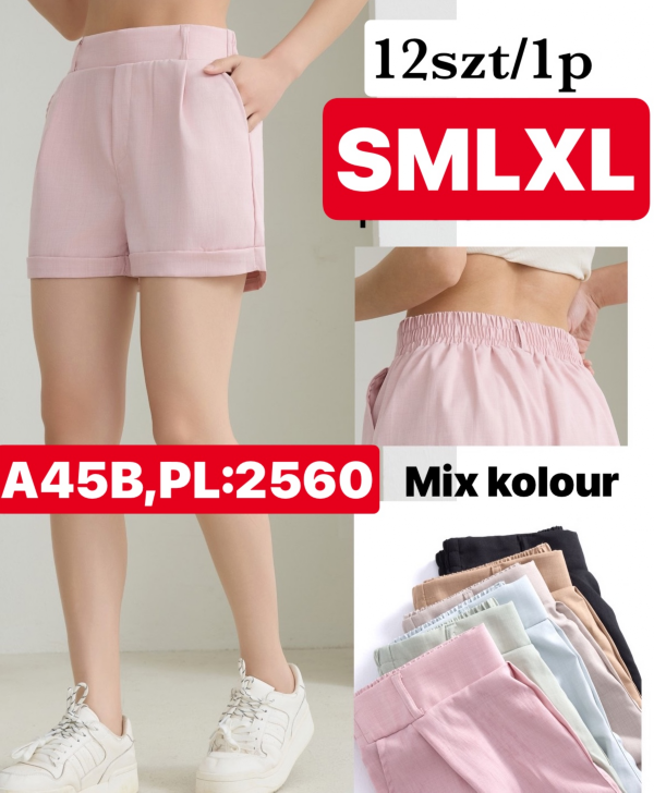 Szorty damskie Roz S/M-M/L, Mix kolor Paczka 12 szt