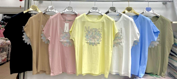 Bluzki damskie Roz Standard, Mix kolor Paczka 10 szt