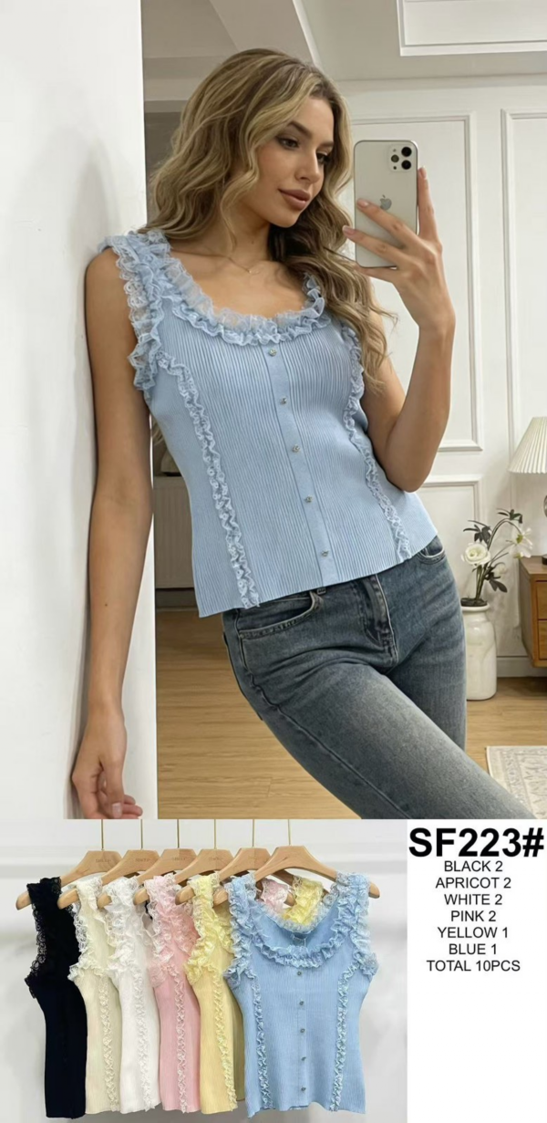 Bluzki damskie Roz Standard, Mix kolor Paczka 10 szt