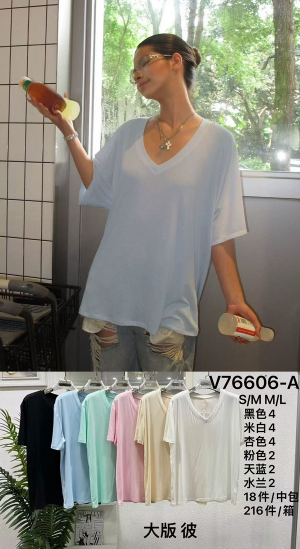 Bluzki damskie Roz S/M-M/L, Mix kolor Paczka 18 szt