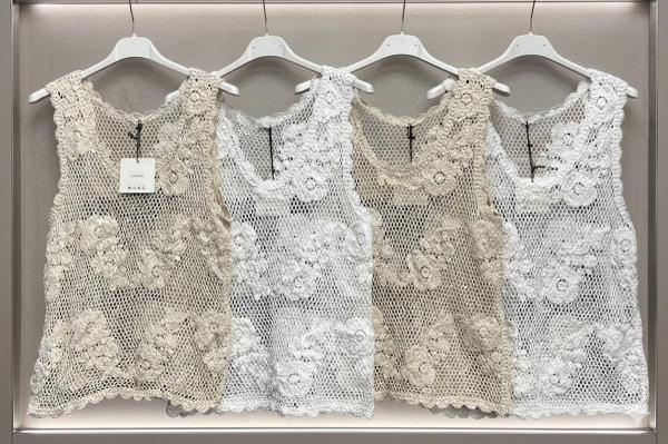 Bluzki damskie (Włoskie produkt) Roz Standard, Mix Kolor Paczka 5 szt