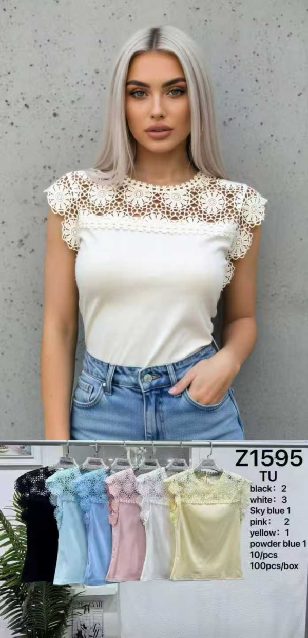 Bluzki damskie Roz Standard, Mix kolor Paczka 10 szt