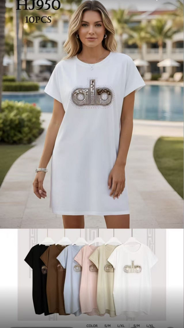 Sukienki damskie Roz S/M-M/L, Mix kolor Paczka 10 szt