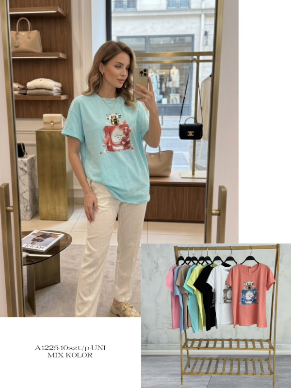 Bluzki damskie Roz Standard, Mix kolor Paczka 10 szt