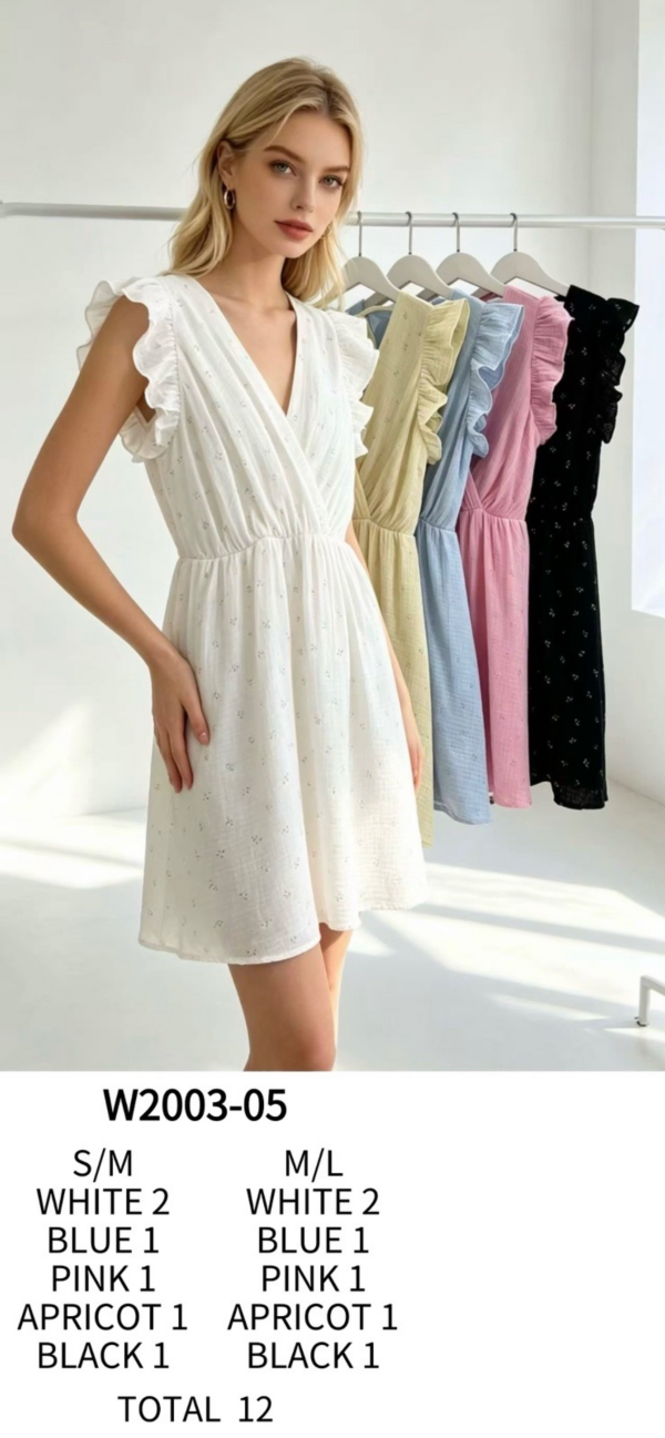 Sukienki damskie Roz S/M-M/L, Mix kolor Paczka 12 szt