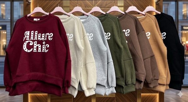 Bluzki damskie (Włoskie produkt) Roz Standard, Mix Kolor Paczka 5 szt