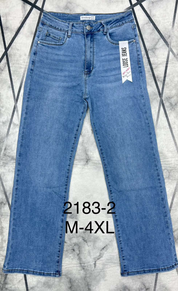 Spodnie damskie jeans Roz M-4XL, 1 Kolor .Paczka 12 szt