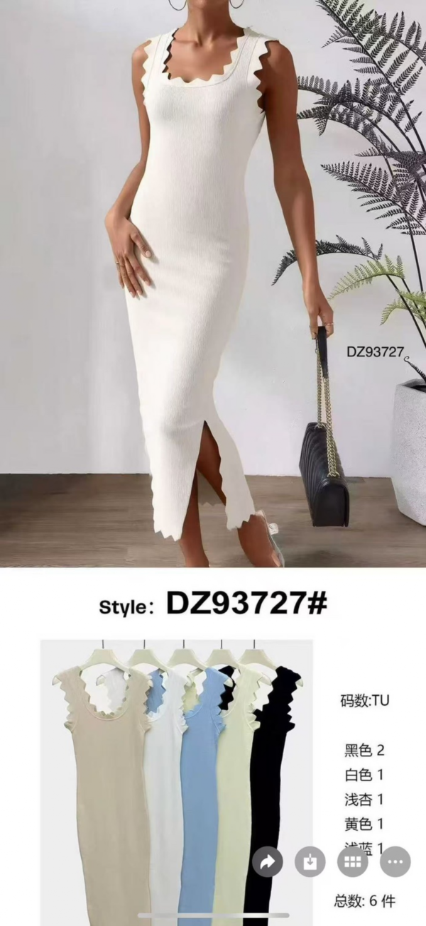 Sukienki damskie Roz Standard, Mix kolor Paczka 12 szt