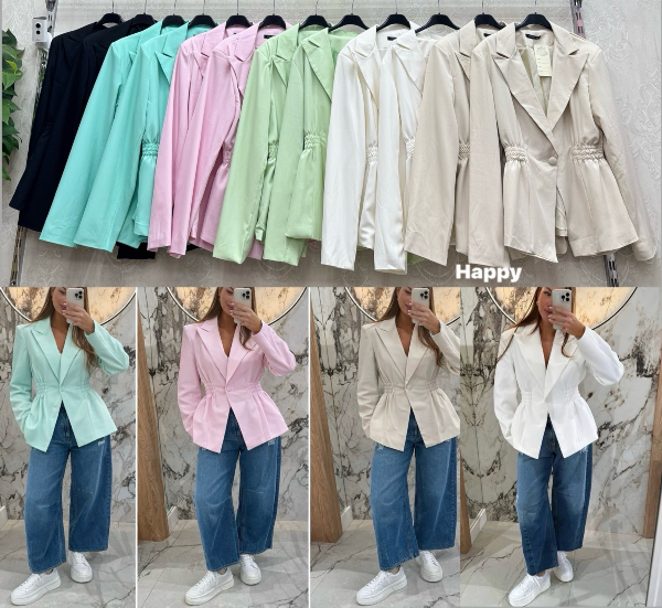 Żakiety damskie Roz Standard, Mix Kolor Paczka 10 szt