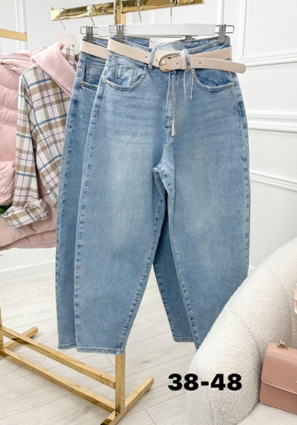 Spodnie damskie jeans Roz 38-48, 1 Kolor .Paczka 10 szt 1