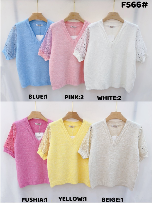 Bluzki damskie Roz Standard, Mix kolor Paczka 10 szt