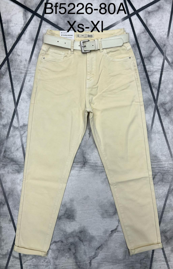 Spodnie damskie jeans Roz XS-XL 1 Kolor .Paczka 10 szt
