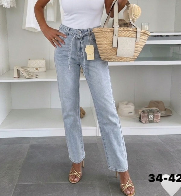 Spodnie damskie jeans Roz 34-42, 1 Kolor .Paczka 10 szt