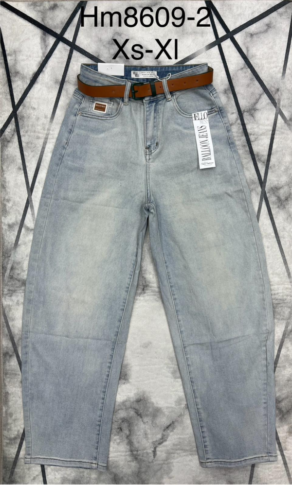 Spodnie damskie jeans Roz XS-XL 1 Kolor .Paczka 10 szt
