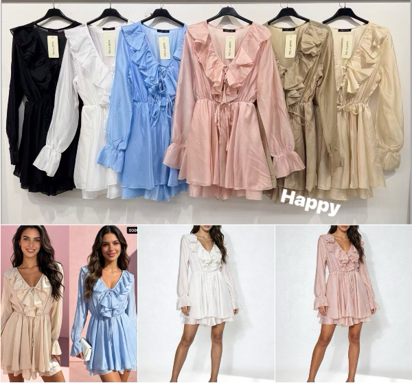 Sukienki damskie Roz Standard, Mix Kolor Paczka 10 szt