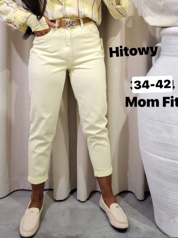 Spodnie damskie jeans Roz 34-42, 1 Kolor .Paczka 10 szt