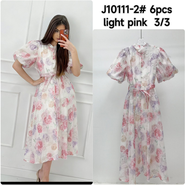 Sukienki damskie Roz Standard, Mix kolor Paczka 6 szt