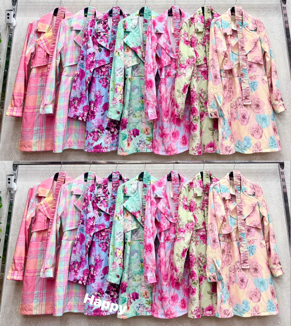 Sukienki damskie Roz Standard, Mix Kolor Paczka 10 szt