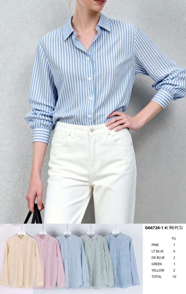 Koszula damska (Francja produkt) Roz Standard, Mix Kolor .Paczka 10 szt