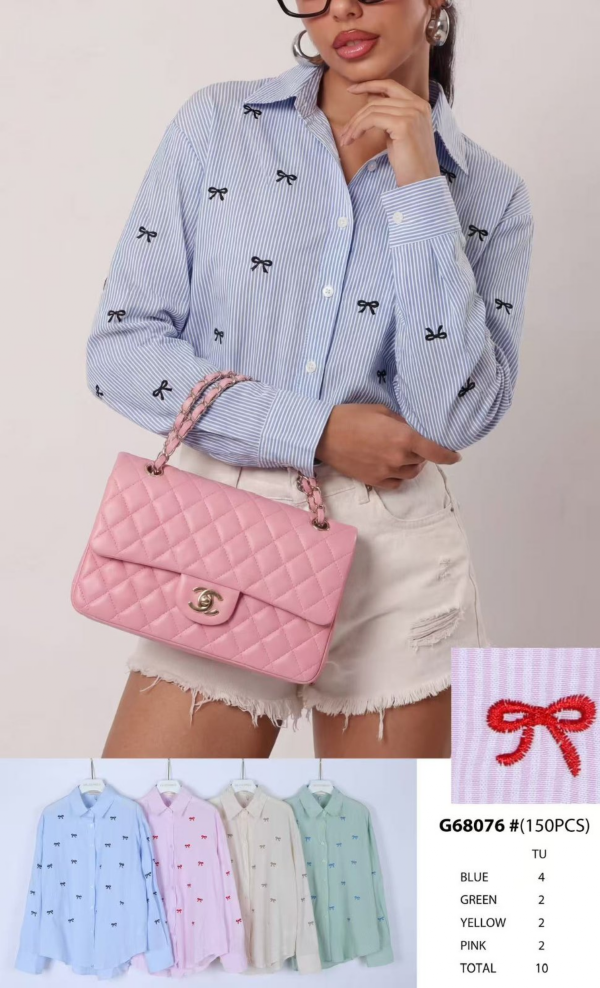 Koszula damska (Francja produkt) Roz Standard, Mix Kolor .Paczka 10 szt