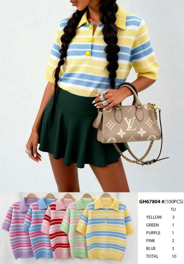 Bluzka damska (Francja produkt) Roz Standard, Mix Kolor .Paczka 10 szt