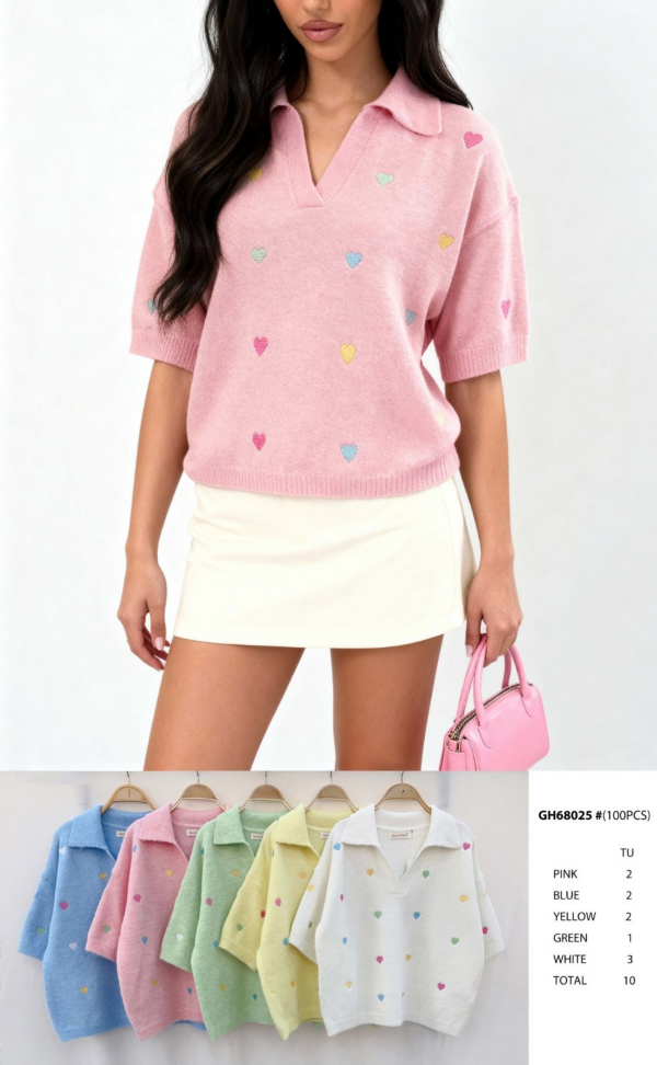 Bluzka damska (Francja produkt) Roz Standard, Mix Kolor .Paczka 10 szt