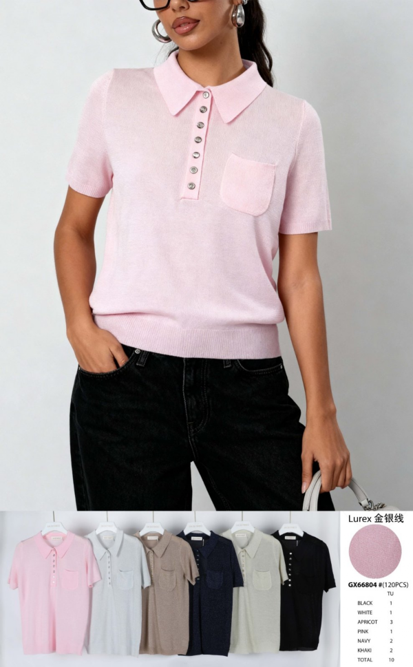 Bluzka damska (Francja produkt) Roz Standard, Mix Kolor .Paczka 10 szt