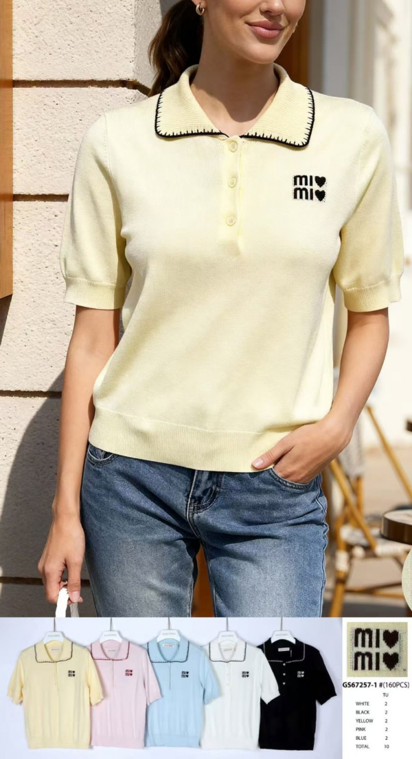 Bluzka damska (Francja produkt) Roz Standard, Mix Kolor .Paczka 10 szt