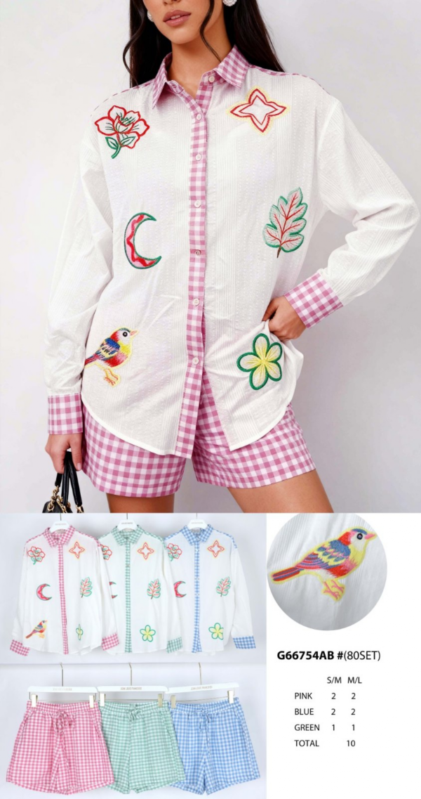 Komplet damskie (Francja produkt) Roz S/M-M/L, Mix Kolor .Paczka 8 szt