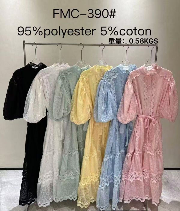 Sukienki damskie (Francja produkt) Roz S/M-M/L, Mix Kolor .Paczka 6 szt