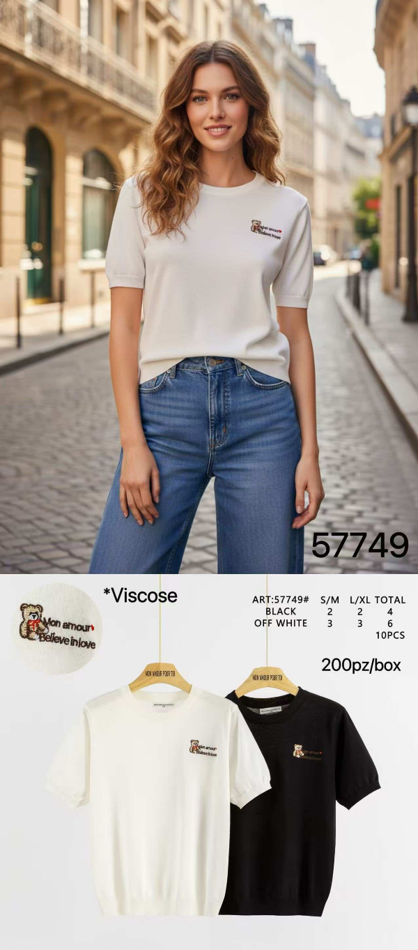 Koszule damskie Roz S/M-L/XL , Mix Kolor .Paczka 10 szt