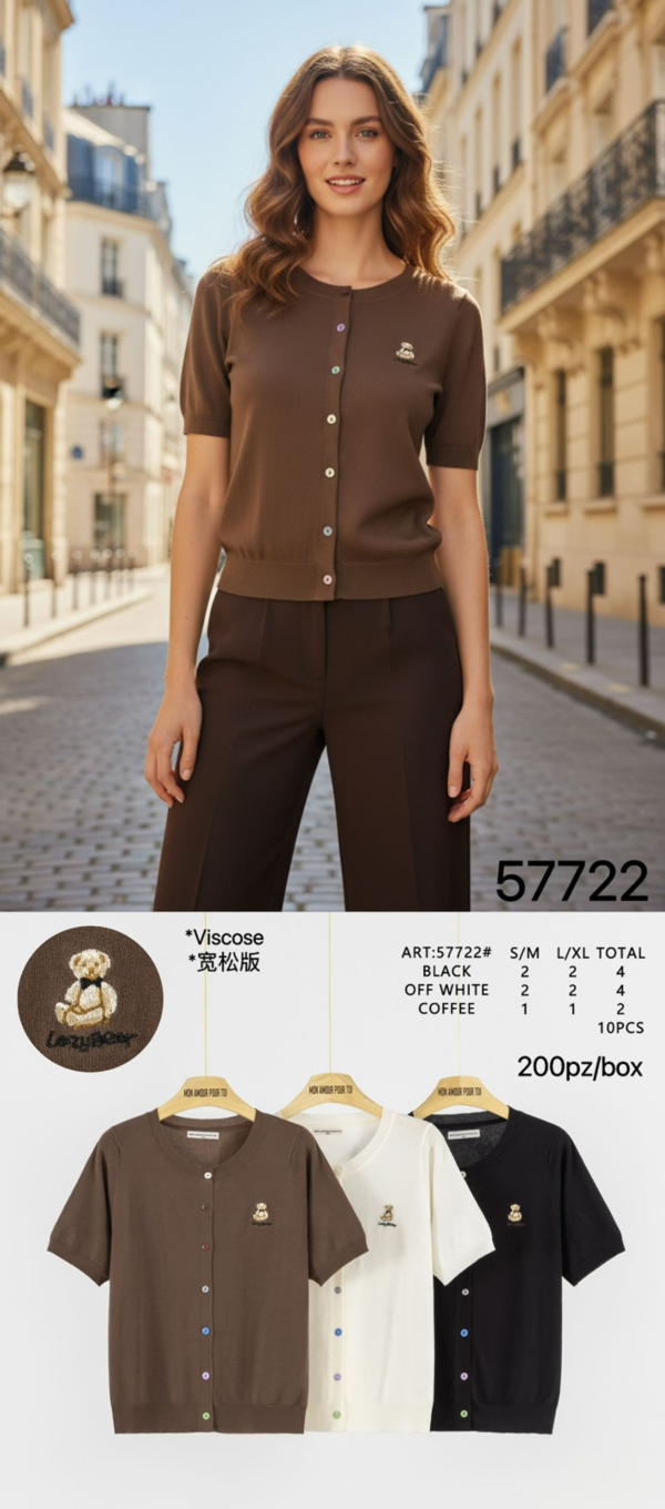 Koszule damskie Roz S/M-L/XL , Mix Kolor .Paczka 10 szt