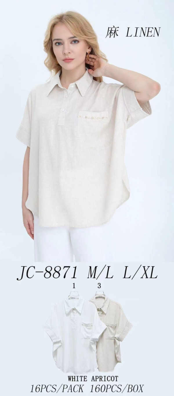 Bluzki damskie  Roz M/L-L/XL, Mix Kolor .Paczka 10 szt