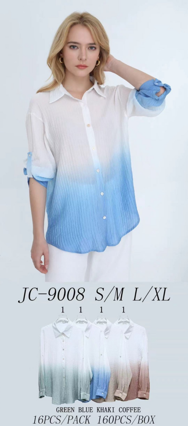 Koszule damskie  Roz S/M-L/XL, Mix Kolor .Paczka 4 szt