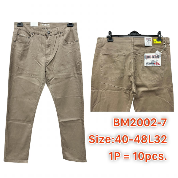 Spodnie męskie jeans Roz 40-48, 1 Kolor .Paczka 10 szt