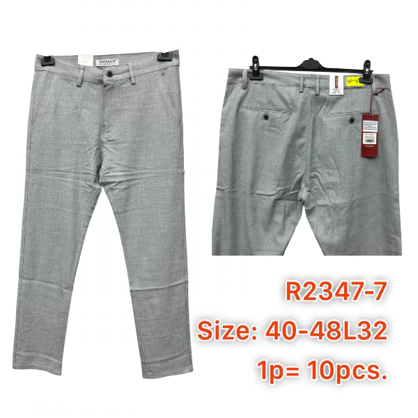 Spodnie męskie jeans Roz 40-48, 1 Kolor .Paczka 10 szt