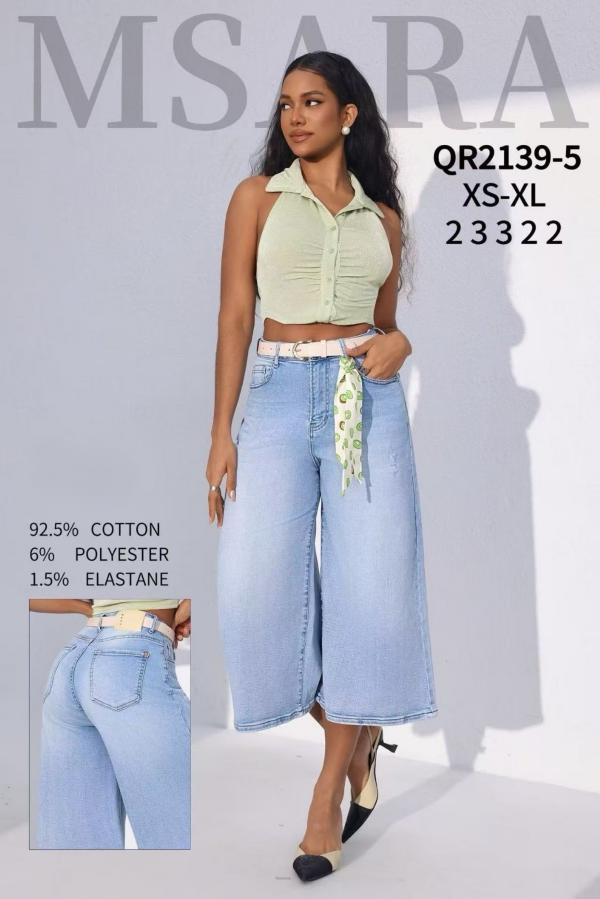 Spodnie damskie jeans Roz XS-XL, 1 Kolor .Paczka 10 szt