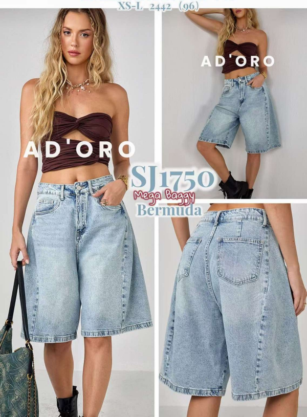 Rybaczki damskie jeansy Roz S-2XL, 1 Kolor Paczka 10 szt