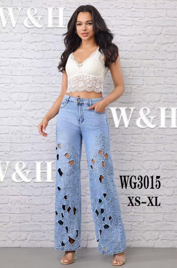 Spodnie damskie jeans Roz XS-XL, 1 Kolor .Paczka 10 szt