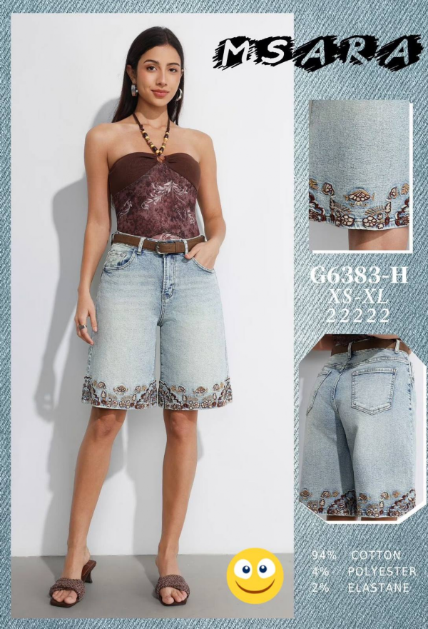 Rybaczki damskie jeansy Roz S-2XL, 1 Kolor Paczka 10 szt