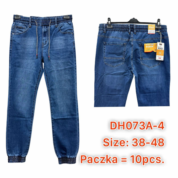 Spodnie męskie jeans Roz 38-48 1 Kolor .Paczka 10 szt 1
