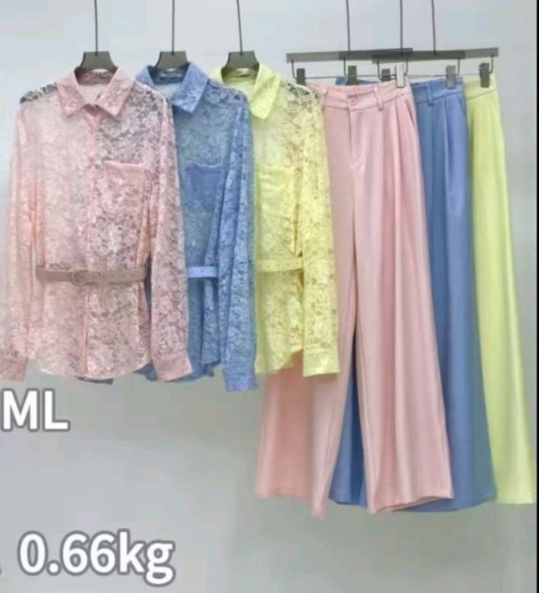  Komplet damskie (Francja produkt) Roz S/M-M/L, Mix Kolor .Paczka 6 szt