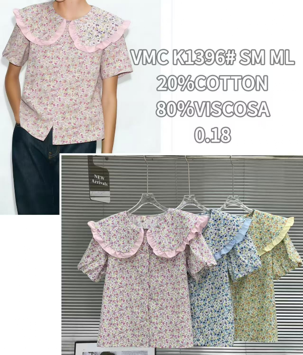 Koszule damskie (Francja produkt) Roz S/M-M/L, Mix Kolor .Paczka 12 szt